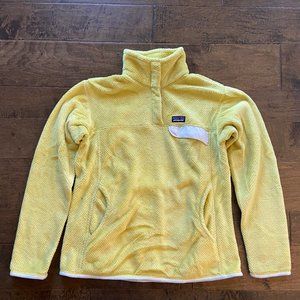 Bright Yellow Patagonia Snap T Fleece Pullover